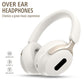 AKZ 25 Wireless Over-Ear Headphones - Bluetooth 5.3, Hi-Fi Audio, Noise-Isolating, Long Battery Life(purple)