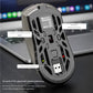 Tri-Mode Wireless Gaming Mouse - 1KHz Polling, 10000 DPI, Digital Display, Lightweight 73g(Purple)
