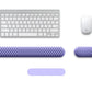 Ergonomic Keyboard & Mouse Wrist Rest Set - Soft Silicone, Non-Slip Base, Comfortable Support(purple)