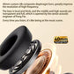 Wireless Over-Ear Headphones with Graffiti Design - Bluetooth 5.3, HIFI Sound, RGB Light, 8H Playtime(black)