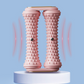 Pink Ergonomic Dual Foot Massage Roller - Deep Tissue Relief for Plantar Fasciitis, Arch Pain & Tired Feet