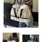 Beige and Black Large Capacity Travel Bag with Wet/Dry Separation - Canvas + Polyester, Lightweight Handbag for Short Trips and Fitness, Fits on Luggage