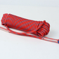 Red 10mm Double Hook Climbing Rope Set - 15m Durable Outdoor Safety Rescue Cord