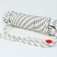 White 10mm Double Hook Climbing Rope Set - 20m Durable Outdoor Safety Rescue Cord