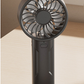 Mini USB Rechargeable Portable Fan – Quiet Desk & Travel Cooling (Black)