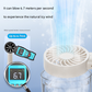Mini USB Rechargeable Portable Fan – Quiet Desk & Travel Cooling (Black)