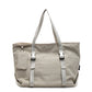 Beige Modern Utility Tote Bag for Women - Large Capacity Shoulder Bag with Detachable Pouch for Work, School & Travel