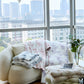 Pink Luxury Mink Velvet Ink Print Blanket - High-Quality Warmth for Your Home(150*200cm)