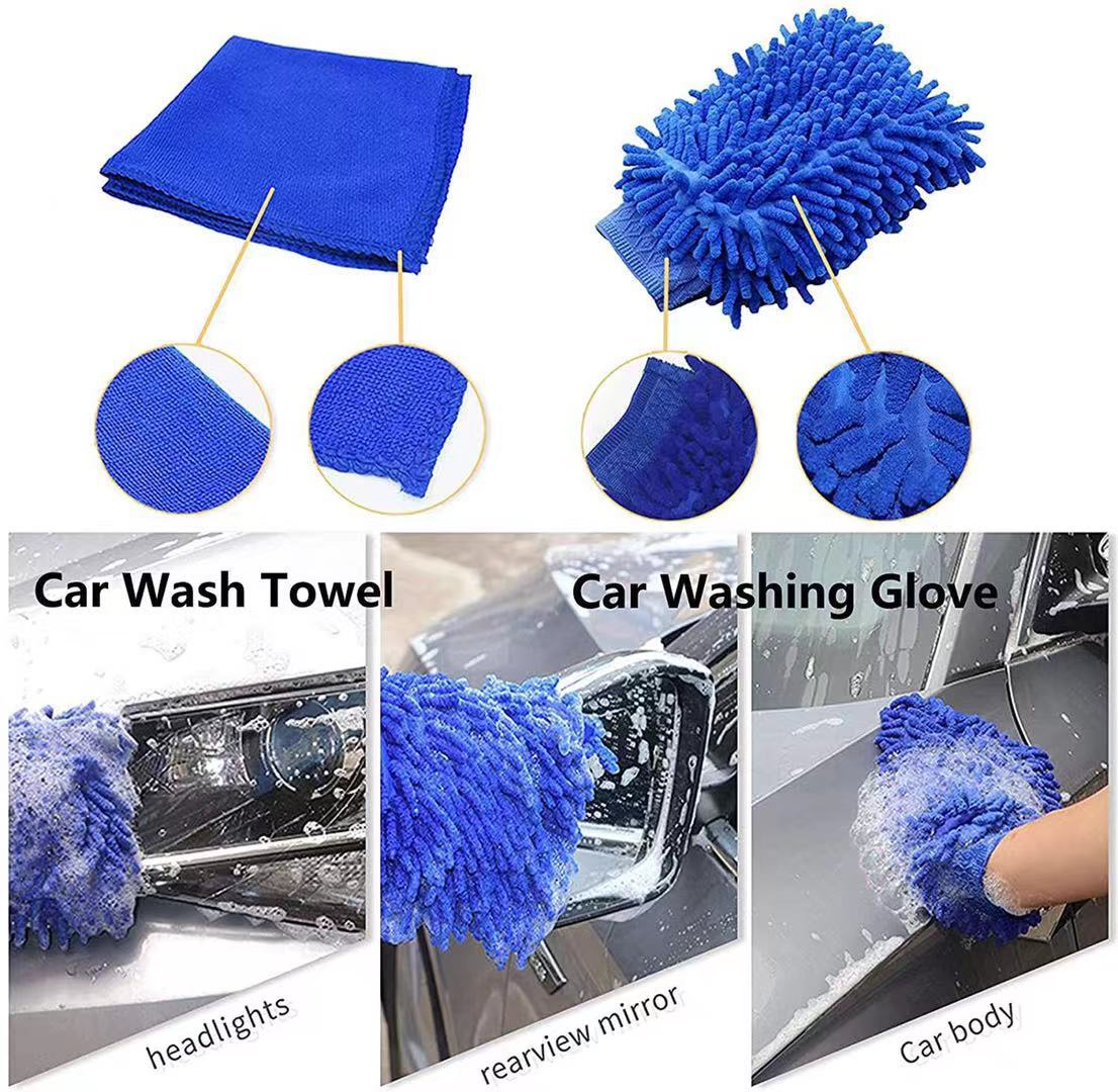 26-Piece set Ultimate Car Detailing Kit - Drill Brush & Polishing Pad Set for Car Interior, Wheels, and Exterior Cleaning