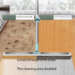 2 PCS Multi-Surface Silicone Squeegee Broom - Extendable & 180 degree Rotatable for Wet/Dry Cleaning(35cm)