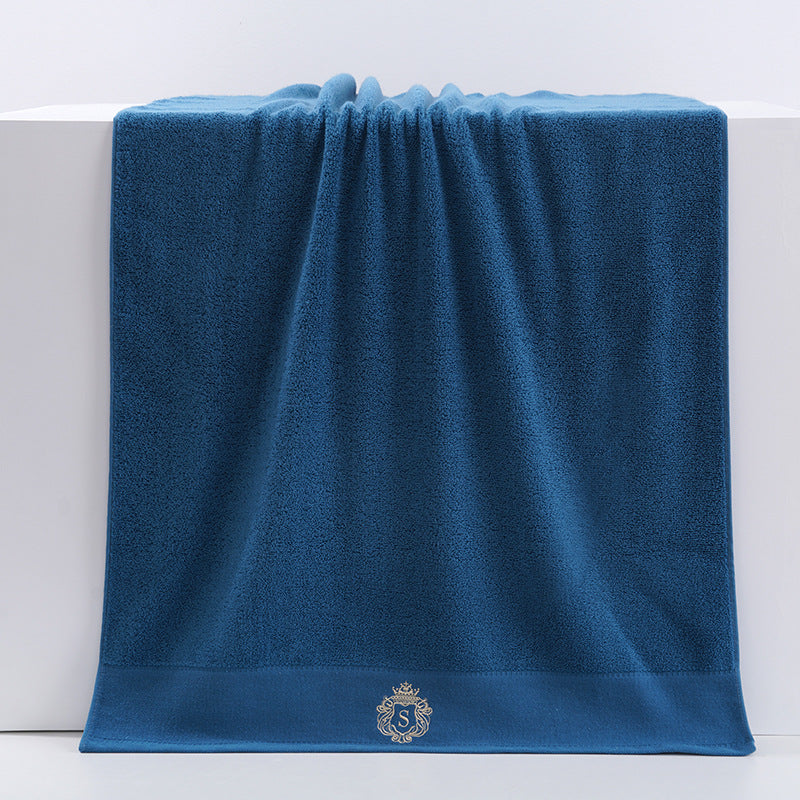 Premium Absorbent Cotton Towel Set - Soft Bath & Hand Towels with Double-Sided Plush(light gray)