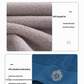 Premium Absorbent Cotton Towel Set - Soft Bath & Hand Towels with Double-Sided Plush(white)