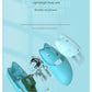 Cute Cat Shaped Wireless Office Mouse - Dual Mode 2.4G/Bluetooth, 3-Level DPI, Silent Click(purple)
