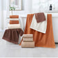 Luxury Combed Cotton Towel Collection - Highly Absorbent, Soft & Durable for Bath, Hand, and Face(Camel)