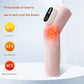 Rechargeable Air Compression Leg Massager with Heat Therapy for Knee & Calf Relief(pink-Double)