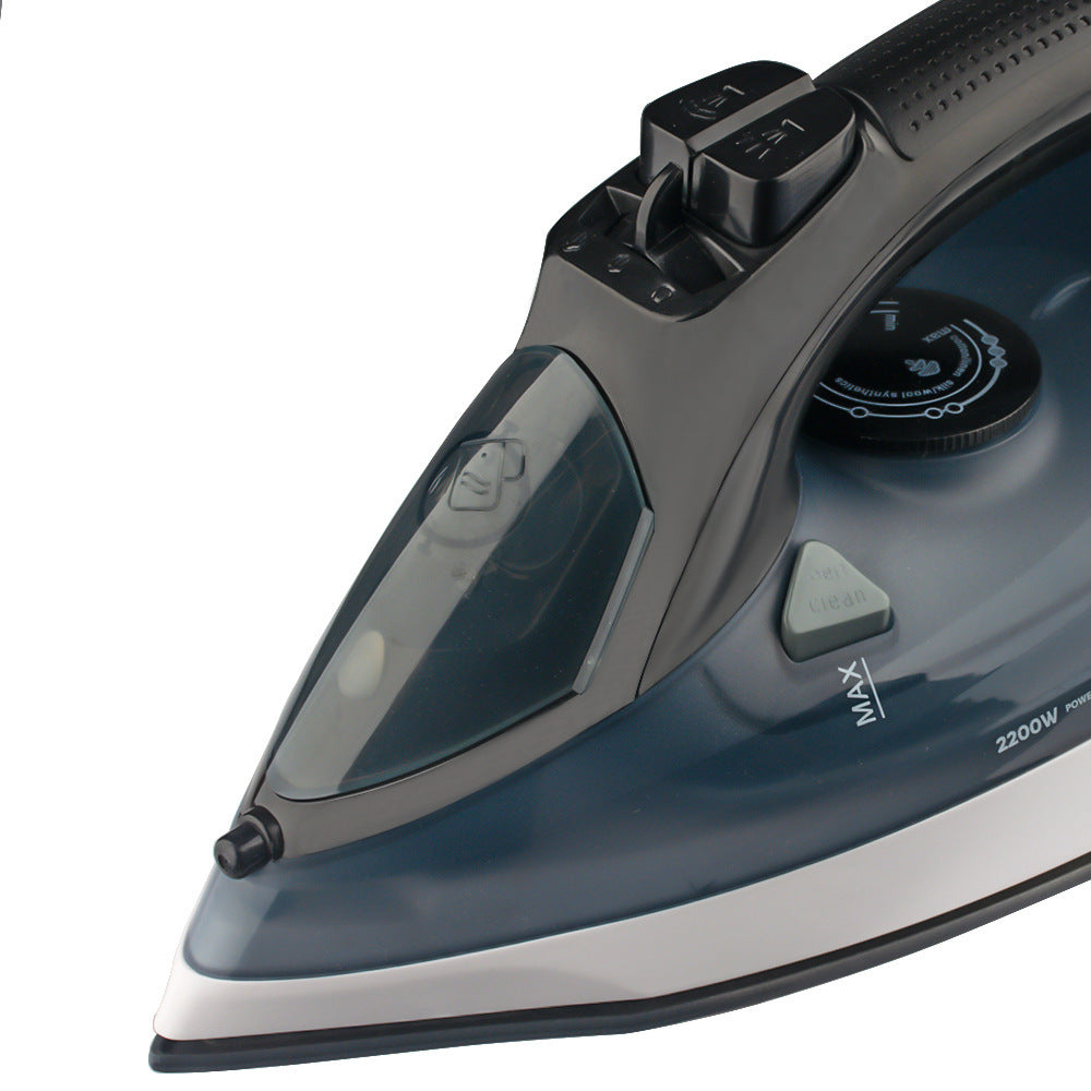 2200W Electric Steam Iron Ceramic Soleplate Vertical Steam Function – Blue