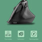 Two Ergonomic Vertical Wireless Mouse - Dual Mode (2.4G & Bluetooth), 5 Adjustable DPI, Silent Clicks, Rechargeable(white)