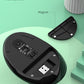 Two Ergonomic Vertical Wireless Mouse - Dual Mode (2.4G & Bluetooth), 5 Adjustable DPI, Silent Clicks, Rechargeable(white)