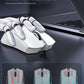High-Performance Tri-Mode Wireless Gaming Mouse - 22000 DPI, Rechargeable, with RGB Charging Dock(white)