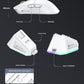 High-Performance Tri-Mode Wireless Gaming Mouse - 22000 DPI, Rechargeable, with RGB Charging Dock(red)