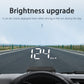 Compact OBD2 Car Head-Up Display (HUD) - Digital Speedometer with 5 Alarm Functions & Adaptive Brightness(black)