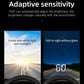 Compact OBD2 Car Head-Up Display (HUD) - Digital Speedometer with 5 Alarm Functions & Adaptive Brightness(black)