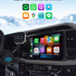 Wireless CarPlay Adapter with 1.6" Multi-Functional Screen, Car Diffuser & 360 Vent Clip(silver)