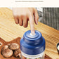 Powerful Mini Electric Food Chopper - USB Rechargeable Cordless Garlic & Meat Mincer(Blue 320ml + 6-blade knife)