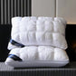 White Luxury Adjustable Bed Pillow Set (2-Pack) - Hotel Quality Down Alternative for Ultimate Neck Support & Comfort