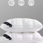 Green Luxury Adjustable Bed Pillow Set (2-Pack) - Hotel Quality Down Alternative for Ultimate Neck Support & Comfort