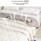 Lightweight Reversible Summer Quilt - Soft, Breathable & Machine Washable Comforter(150x200cm blue flowers)