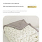 Lightweight Reversible Summer Quilt - Soft, Breathable & Machine Washable Comforter(150x200cm blue flowers)