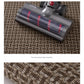Absorbent & Dirt-Resistant Woven Kitchen Mat - Non-Slip Runner Rug for Home(Interlocking Brown)