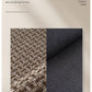Absorbent & Dirt-Resistant Woven Kitchen Mat - Non-Slip Runner Rug for Home(Interlocking Black)