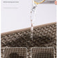 Absorbent & Dirt-Resistant Woven Kitchen Mat - Non-Slip Runner Rug for Home(Interlocking Black)