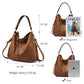 Black Foreign Trade Fashion Large Capacity Handbag - European & American Casual Crossbody Bag, Solid Color Zipper Women's Shoulder Bag