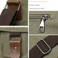 Black Vintage Canvas Messenger Bag Men Crossbody Satchel Durable Shoulder Bag for Work and Travel Multi Pocket Casual Daypack