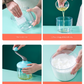 Blue Manual Hand-Crank Rotary Egg Beater and Cream Whisk - Large Capacity Baking Mixer for Australian Home Kitchens and Cake Making