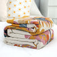 Pure Cotton Multi-Layer Gauze Blanket(Classic B, 240 cm x 240 cm) - Lightweight, Ultra-Breathable, and Moisture-Wicking Summer Quilt for Hot Sleepers