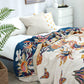 Pure Cotton Multi-Layer Gauze Blanket(Classic B, 240 cm x 240 cm) - Lightweight, Ultra-Breathable, and Moisture-Wicking Summer Quilt for Hot Sleepers