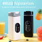 Portable Wireless Blender Bottle 420ml 12-Blade USB Rechargeable – Black