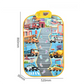 2-Pack Kids Multifunctional Electronic Dance Mat(52x86CM) - Dinosaur & Transport Theme Play Mat with Sound Recognition for Early Education and Physical Exercise
