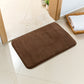 Dark Brown Ultra-Absorbent Non-Slip Thickened Bath Mat(1.8x40x120CM) - Luxurious Durable Soft Floor Rug with Rubber Backing, Hand & Machine Washable Doormat for Bathroom & Entry