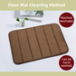 Pink Ultra-Absorbent Non-Slip Thickened Bath Mat(1.8x50x80CM) - Luxurious Durable Soft Floor Rug with Rubber Backing, Hand & Machine Washable Doormat for Bathroom & Entry