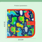 Little Bear Portable Reusable Drawing Board for Kids - erasable Doodle Book with Water Chalk Pens - Toddler Travel Activity Toy