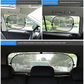 Black Universal Car Window Sun Shade Set - Mesh Fabric UV Protection(One solid rear baffle + two perforated angled baffles + two solid side baffles)