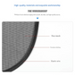 Black Universal Car Window Sun Shade Set - Mesh Fabric UV Protection(One solid rear baffle + two perforated angled baffles + two solid side baffles)