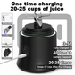 Pink Portable Blender 600ml Personal Smoothie Maker USB Rechargeable Juicer Cup with 6 Stainless Steel Blades 4000mAh Battery for Gym Travel and Camping