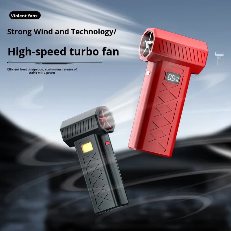 Portable Jet Fan Air Blower 130,000 RPM – Car Drying & Outdoor Cleaning (Black)