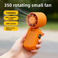 4-in-1 Foldable Fan 5-Speed LED Display Magnetic Base – Light Green